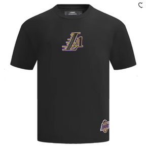 Pro Standard NBA LOS ANGELES LAKERS WINGSPAN MEN'S COTTON JERSEY DROP SHOULDER TEE