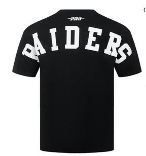 Pro Standard NFL LAS VEGAS RAIDERS WINGSPAN MEN'S COTTON JERSEY DROP SHOULDER TEE