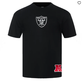 Pro Standard NFL LAS VEGAS RAIDERS WINGSPAN MEN'S COTTON JERSEY DROP SHOULDER TEE