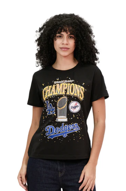 Pro Standard MLB LOS ANGELES DODGERS MLB WORLD SERIES 2025 WOMEN'S SJ SLIM FIT TOP