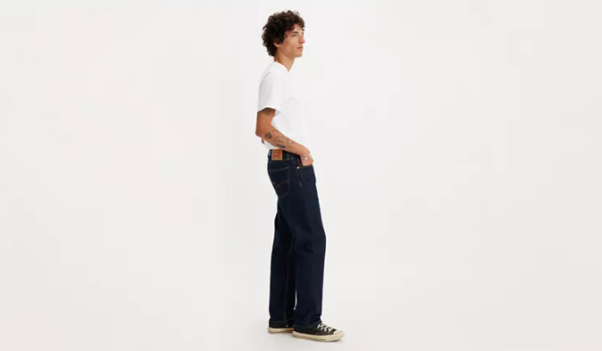 Levi's 505™ Regular Fit Men's Jeans Dark Wash Rinse 00505-0216