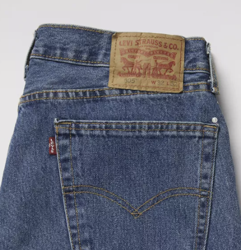 Levi's 505™ Regular Fit Men's Med Stone Wash Jeans  00505-4891