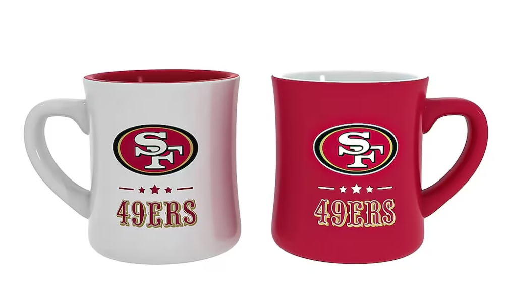 San Francisco 49ers 10 oz. Ceramic Coffee Cup Gift Set
