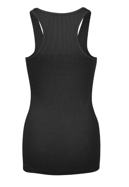 LADIES COTTON RIBBED KNIT RACERBACK TANK TOP (TT300)