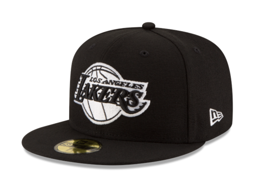 Los Angeles Lakers Black White 59Fifty