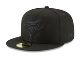 NEW ERA  59FIFTY TORONTO BLUE JAYS BLK/BLK