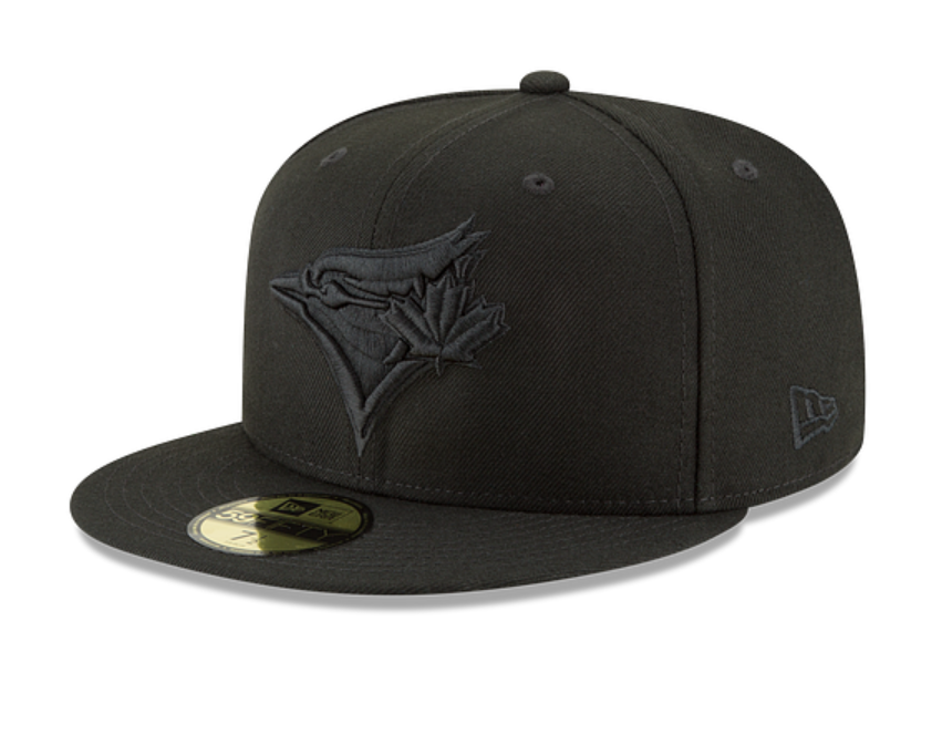 NEW ERA  59FIFTY TORONTO BLUE JAYS BLK/BLK
