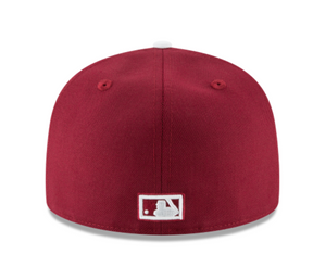 NEW ERA Philadelphia Phillies 59FIFTY Cooperstown Maroon