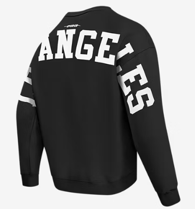 Pro Standard LA Dodgers Wingspan Crew Pullover - Black