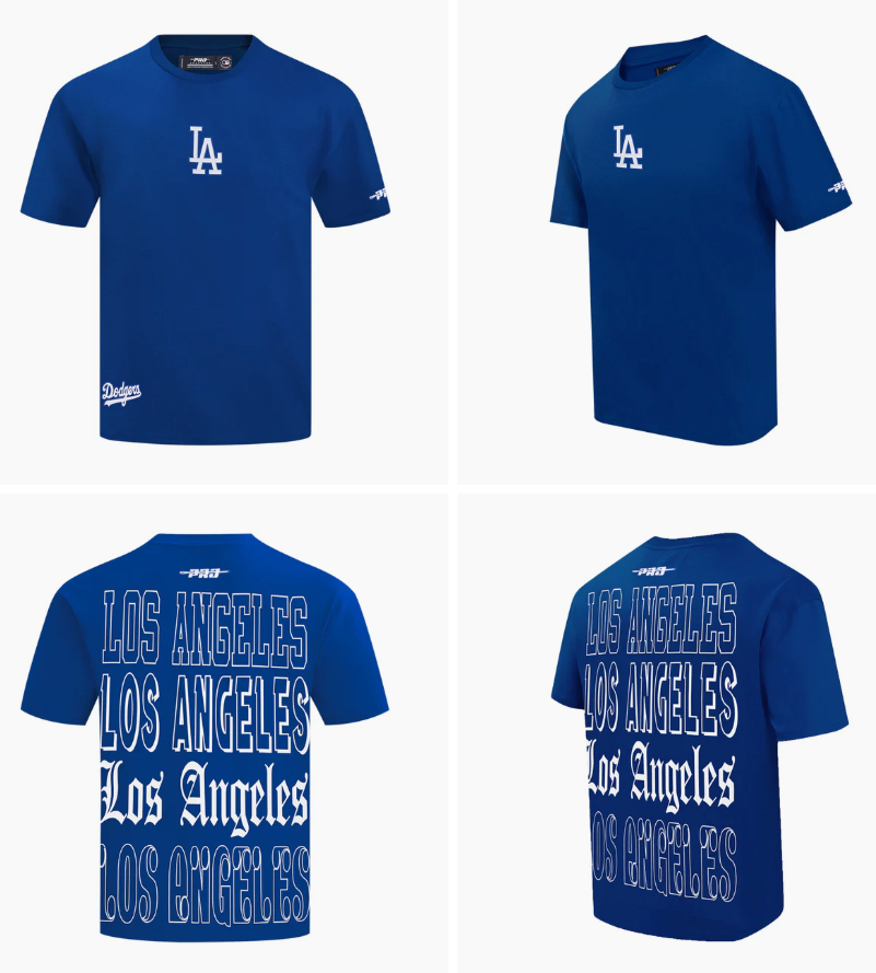 Pro Standard MLB LOS ANGELES DODGERS BILLBOARD  DROP SHOULDER TEE