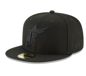 Florida Marlins 59FIFTY Cooperstown Black/Black