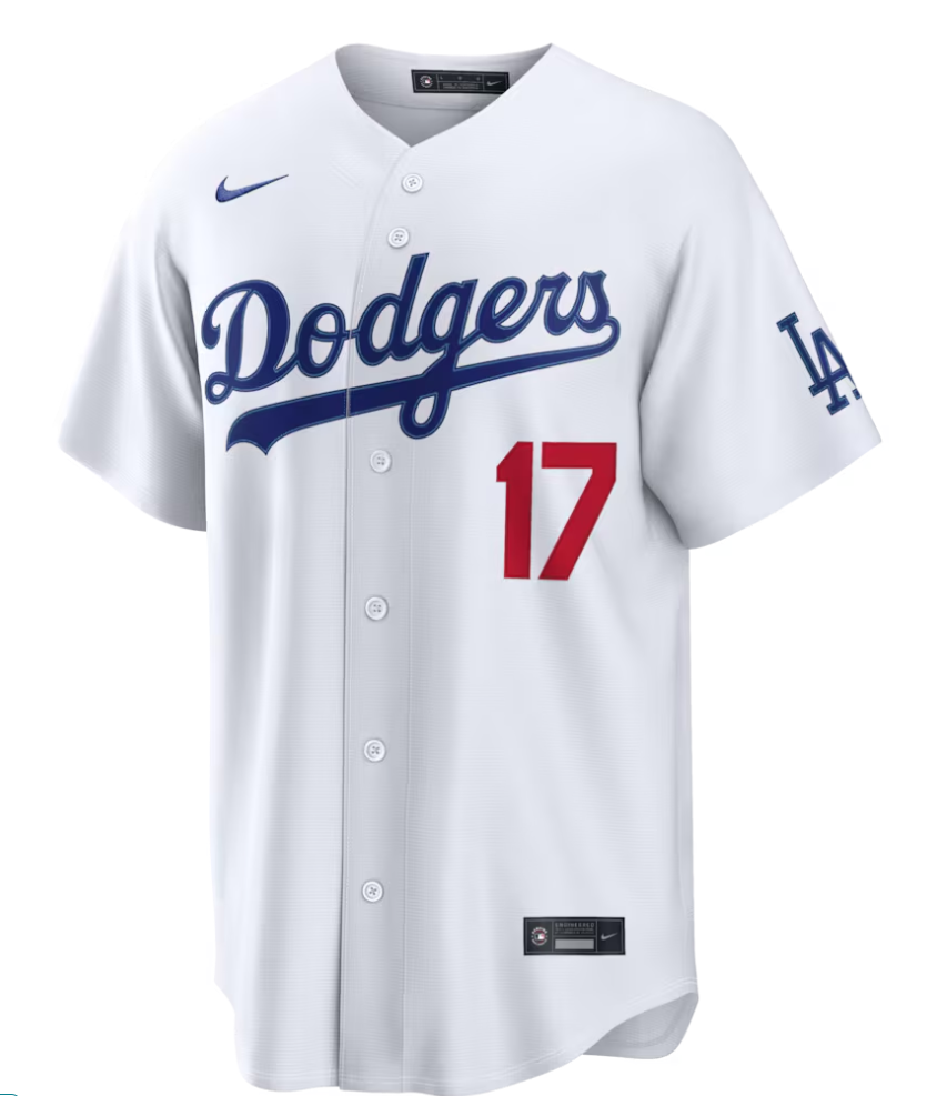 Men's Los Angeles Dodgers Shohei Ohtani Nike White Home Stadium Jersey