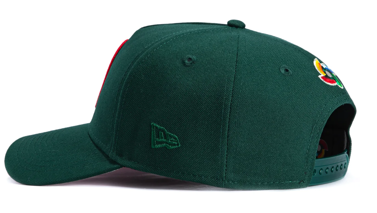 NEW ERA 9FORTY A-FRAME MEXICO WORLD BASEBALL CLASSIC MEXICO BIG FLAG PATCH SNAPBACK HAT (Copy)