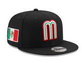 New Era Mexico World Baseball Classic Mexican Flag SP Black 9Fifty Snapback