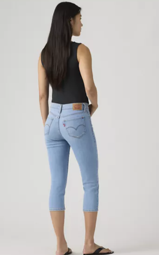 Women's Levi's 311 Shaping Skinny Capri - Light Blue