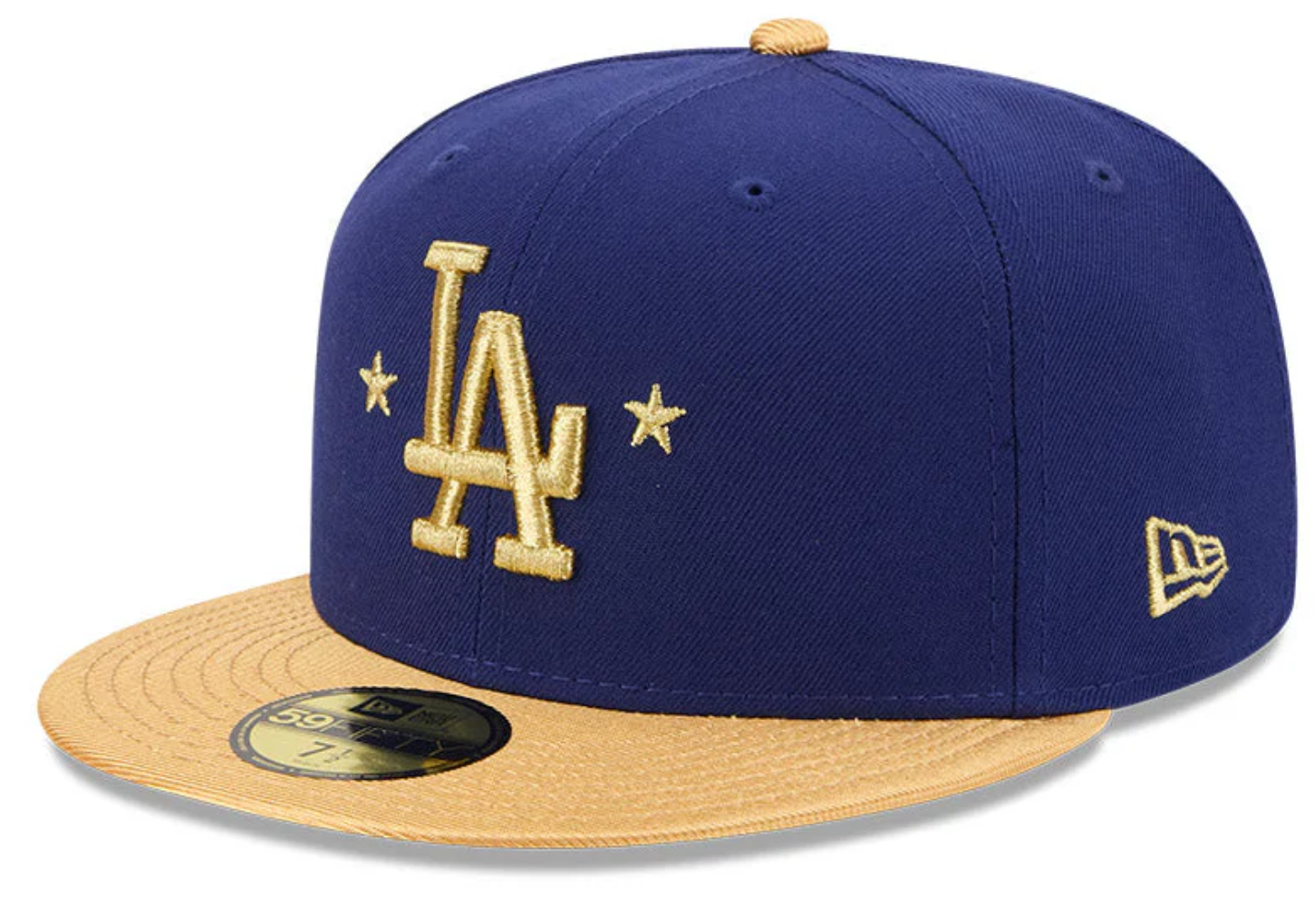 NEW ERA 59FIFTY LOS ANGELES DODGERS 2025 WORLD SERIES PATCH GOLD HAT