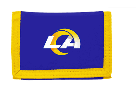 LA Rams Tri-Fold Velcro Wallet