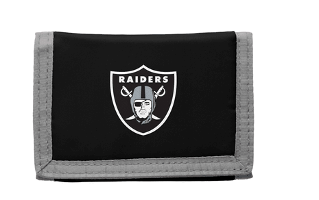 Raiders Tri-Fold Velcro Wallet
