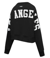 Pro Standard Women's LA Dodgers Wingspan Crew Pullover - Black