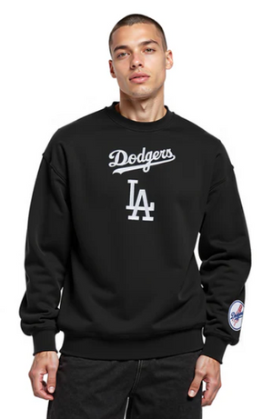 Pro Standard LA Dodgers Wingspan Crew Pullover - Black