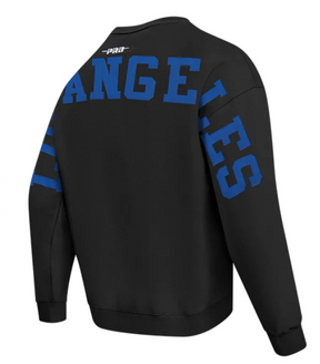 Pro Standard LA Dodgers Wingspan Crew Pullover - Black