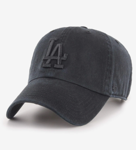 47 Brand LOS ANGELES DODGERS CLEAN UP - Black/Black