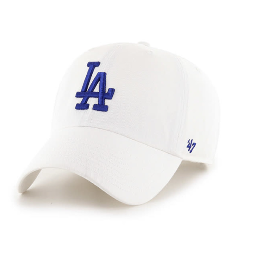 47 Brand LOS ANGELES DODGERS CLEAN UP - WHITE