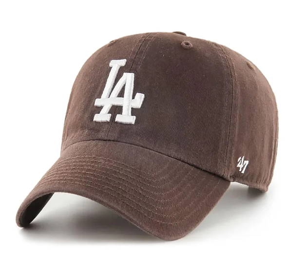 47 Brand LOS ANGELES DODGERS CLEAN UP - BROWN