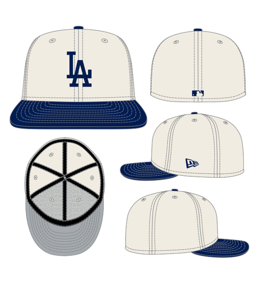 New Era Los Angeles Dodgers 2-Tone Ivory/Royal