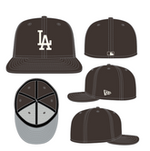 New Era 5950 Los Angeles Dodgers Brown