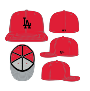 New Era 5950 Los Angeles Dodgers Red