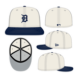 NEW ERA 59FIFTY DETROIT TIGERS 2 Toned Ivory/Navy