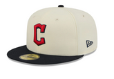 New Era 5950 Cleveland Guardians 2 Toned Ivory/Navy