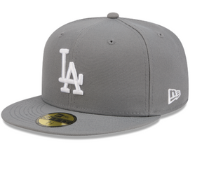New Era 5950 Los Angeles Dodgers Grey 60956006