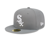 NEW ERA 59FIFTY WHITE SOX GREY 60956011