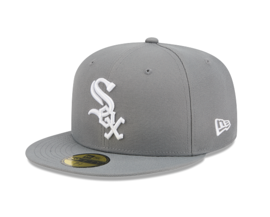 NEW ERA 59FIFTY WHITE SOX GREY 60956011