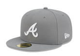 NEW ERA 59FIFTY ATLANTA BRAVES GREY 60956016