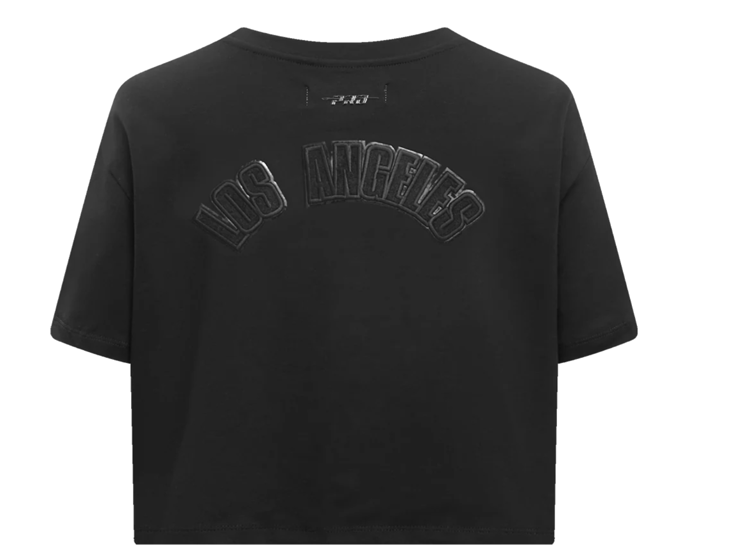 Pro Standard MLB LOS ANGELES DODGERS TRIPLE BLACK WOMEN'S BOXY TOP