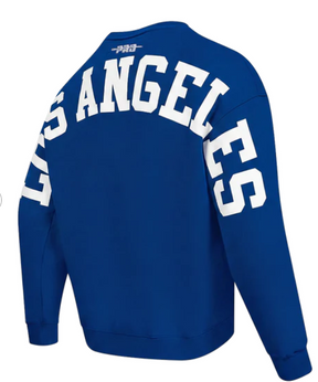 Pro Standard LA Dodgers Wingspan Crew Pullover - Dodger Blue