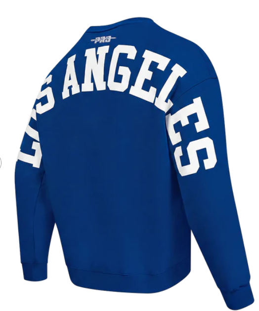 Pro Standard LA Dodgers Wingspan Crew Pullover - Dodger Blue