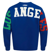 Pro Standard LA Dodgers Mexico Wingspan Crew Pullover - Dodger Blue