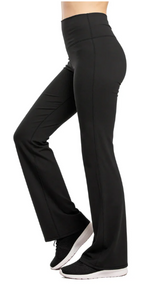 Women's SOFRA LADIES FLARE LEGGINGS YOGA PANTS (FYP2000)