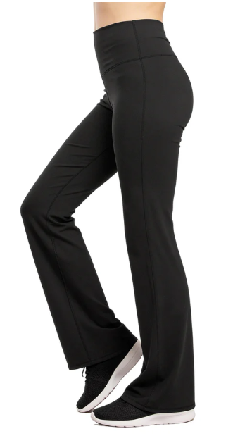 Women's SOFRA LADIES FLARE LEGGINGS YOGA PANTS (FYP2000)