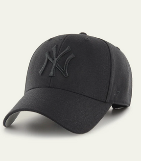 47 Brand NEW YORK YANKEES MVP BLACK/BLACK
