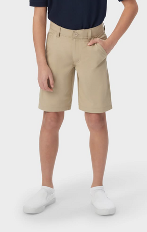 Kids Flat Front Stretch Performance Short SH9252G