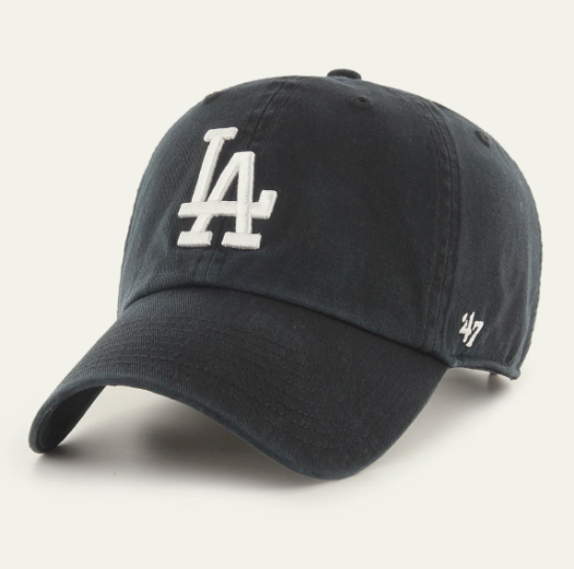 47 Brand LOS ANGELES DODGERS CLEAN UP - Black