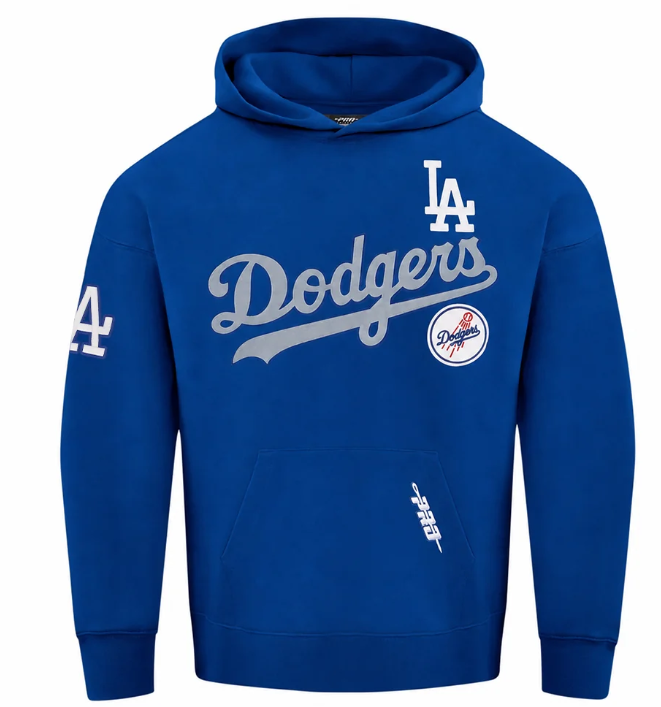 Pro Standard LA Dodgers Home Team Drop Shoulder Hoodie