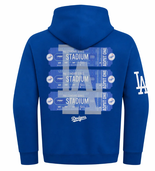 Pro Standard LA Dodgers Home Team Drop Shoulder Hoodie