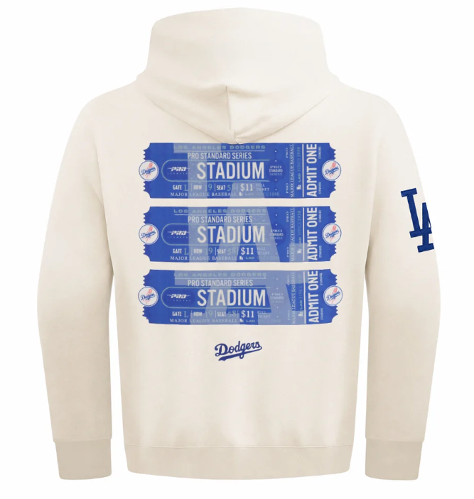 Pro Standard LA Dodgers Home Team Drop Shoulder Hoodie