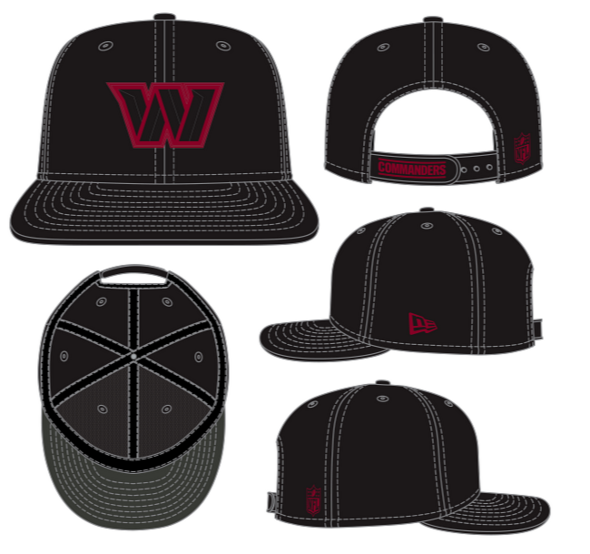 New Era Washington 2026 Sideline 9FIFTY Snapback 60894432
